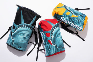 2019 supreme tnf statue of liberty waterproof backpack