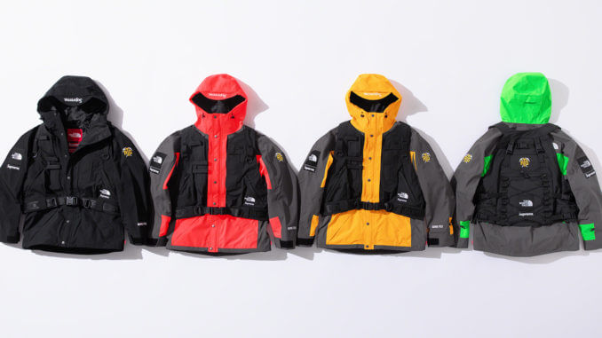 2020 supreme tnf rtg jacket + vest