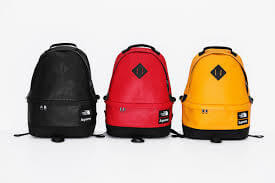 2017 supreme tnf leather day pack