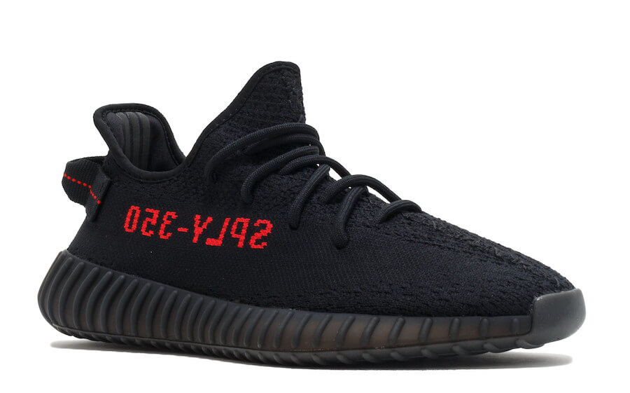 YEEZY BOOST 350 V2 Core Black Solar Red