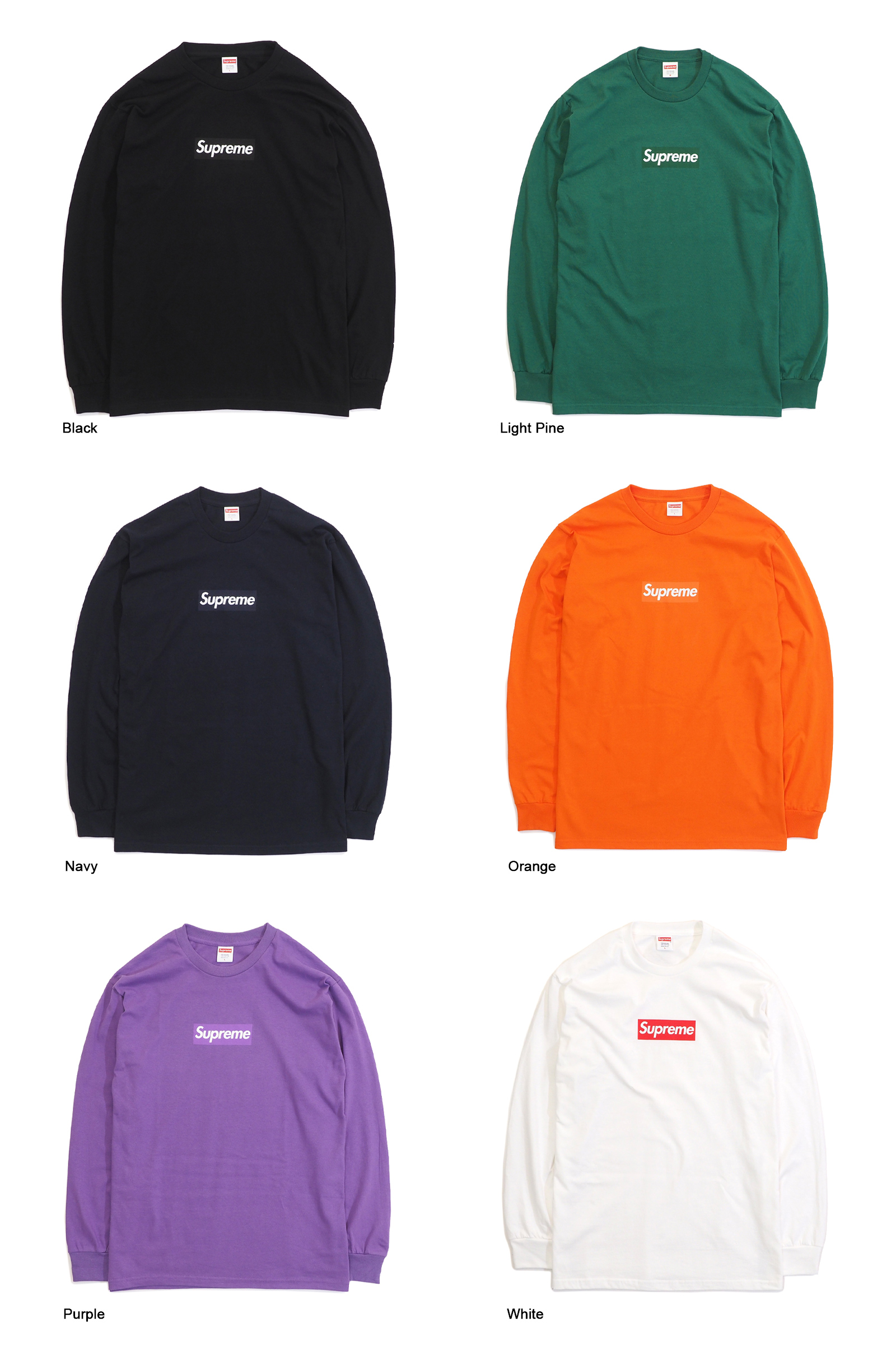 FW20 Supreme Box Logo L S Tee White S - トップス