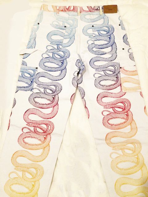 SUPREME HYSTERIC GLAMOUR DENIM PAINTER PANT