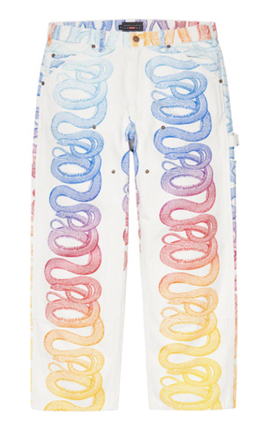 SUPREME HYSTERIC GLAMOUR DENIM PAINTER PANT