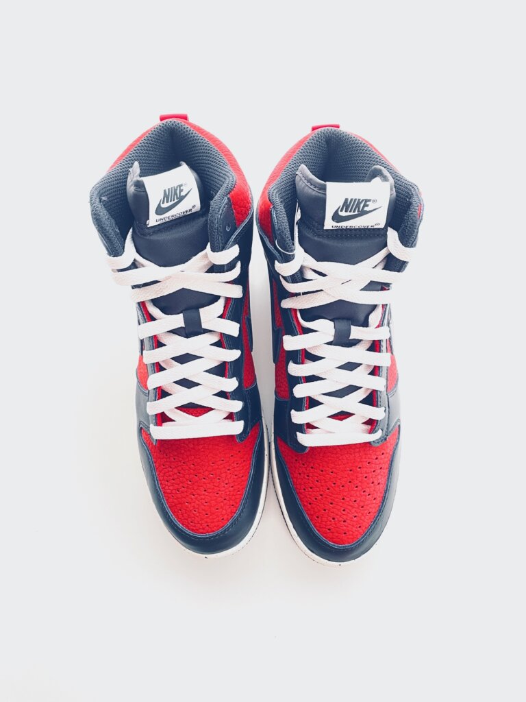 UNDERCOVER NIKE DUNK HIGH  GYM RED