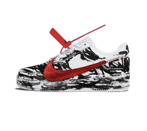 OFF-WHITE NIKE AIR FORCE1 SKETCH SAMPLE