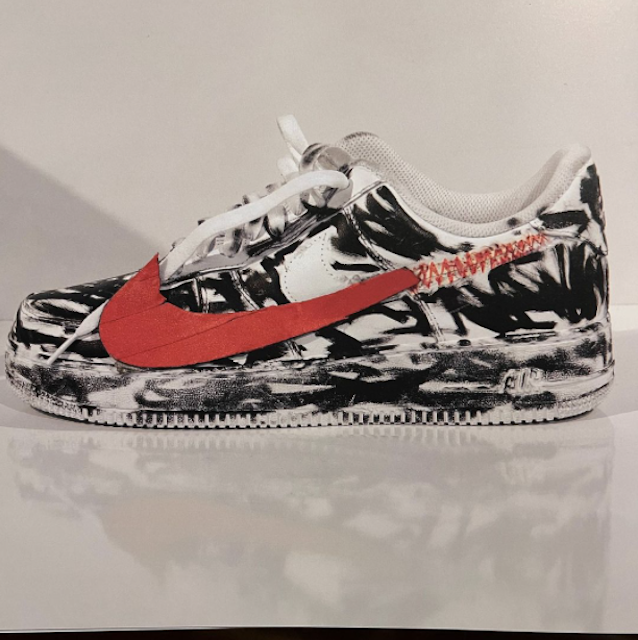 OFF-WHITE NIKE AIR FORCE1 SKETCH SAMPLE