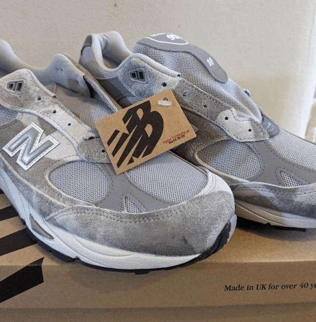 NEW BALANCE M991 MADE IN UK WASHED GREY
