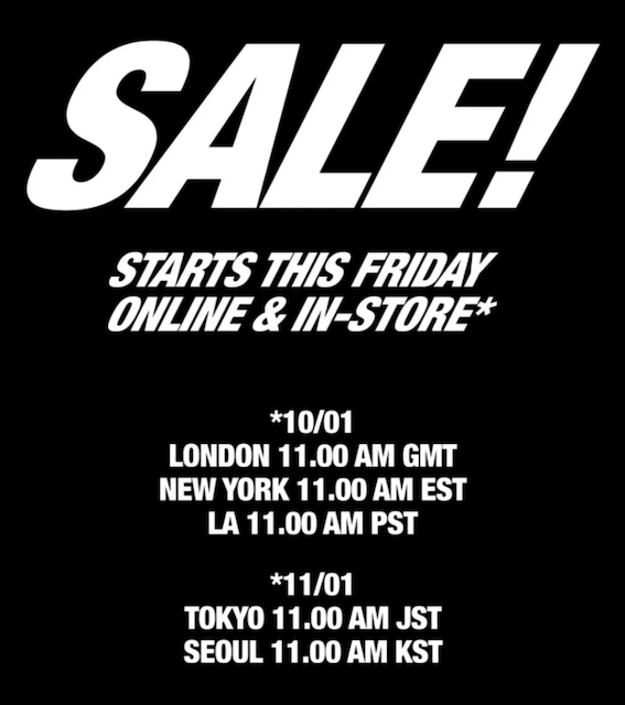 PALACE 2024AW SALE