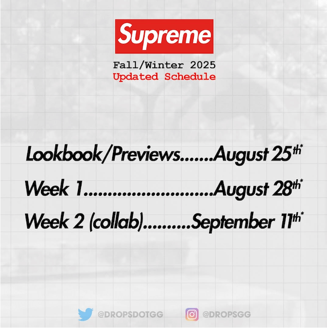 supreme 2025aw