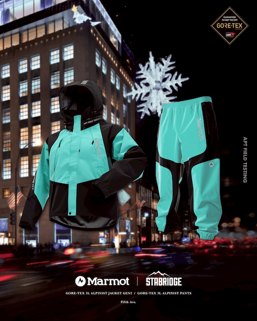 STABRIDGE (スタブリッジ) × MARMOT (マーモット) 